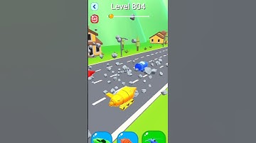 804. 2023 Shape shifting game very cool and gnarly hyper casual game.#shapeshifting #shorts #games