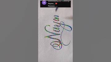 @NAYANA🪄🍁#shorts #calligraphy #magical #name #satisfying #art