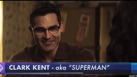 Clark gets ready for an interview to open up about his secret identity