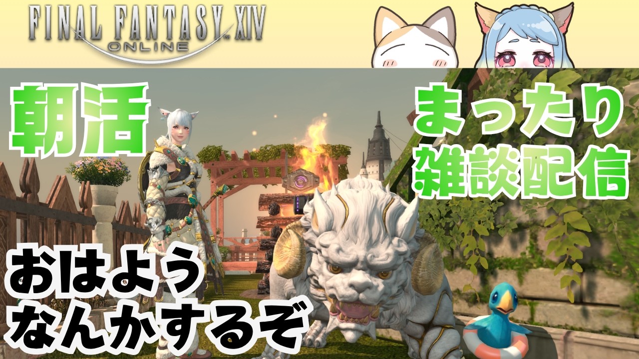 【#FF14】朝活なんかするよ~(*´ω`) #みみふわわ #雑談