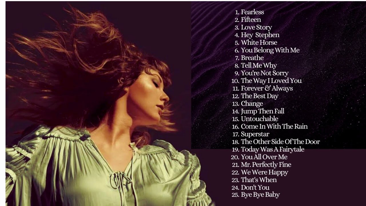 Taylor Swift - Fearless (Deluxe Tracklist - Full Album) The Eras Tour