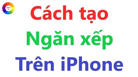 Cách tạo ngăn xếp Widget trên iPhone