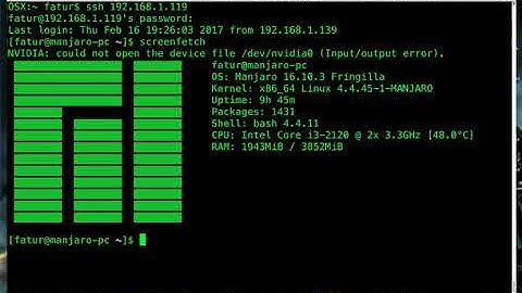 Test kecepatan internet di GNU Linux Manjaro dengan menggunakan terminal indonesia 20170216