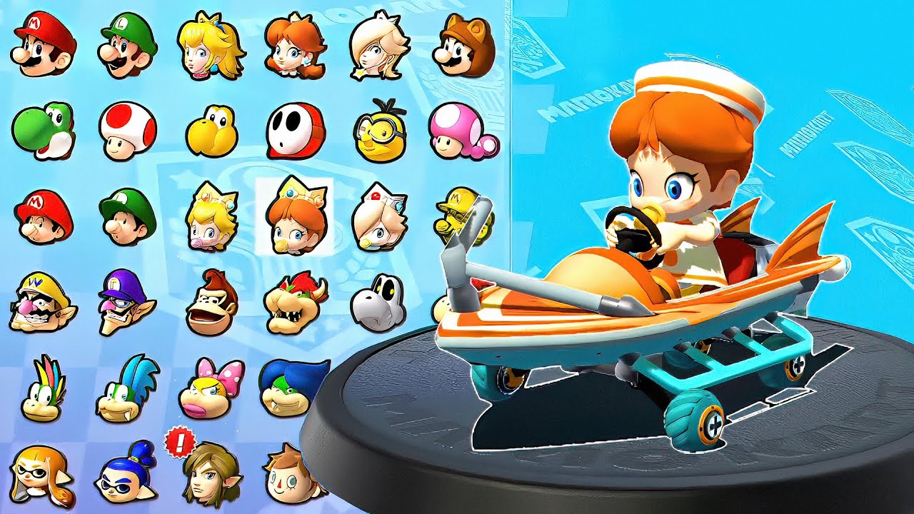 Mario Kart 8 Deluxe - Baby Daisy (Sailor) in Bell Cup | The Best Racing ...