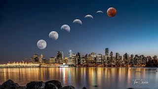 Make a Super Blood Wolf Moon Composite Image in Photoshop