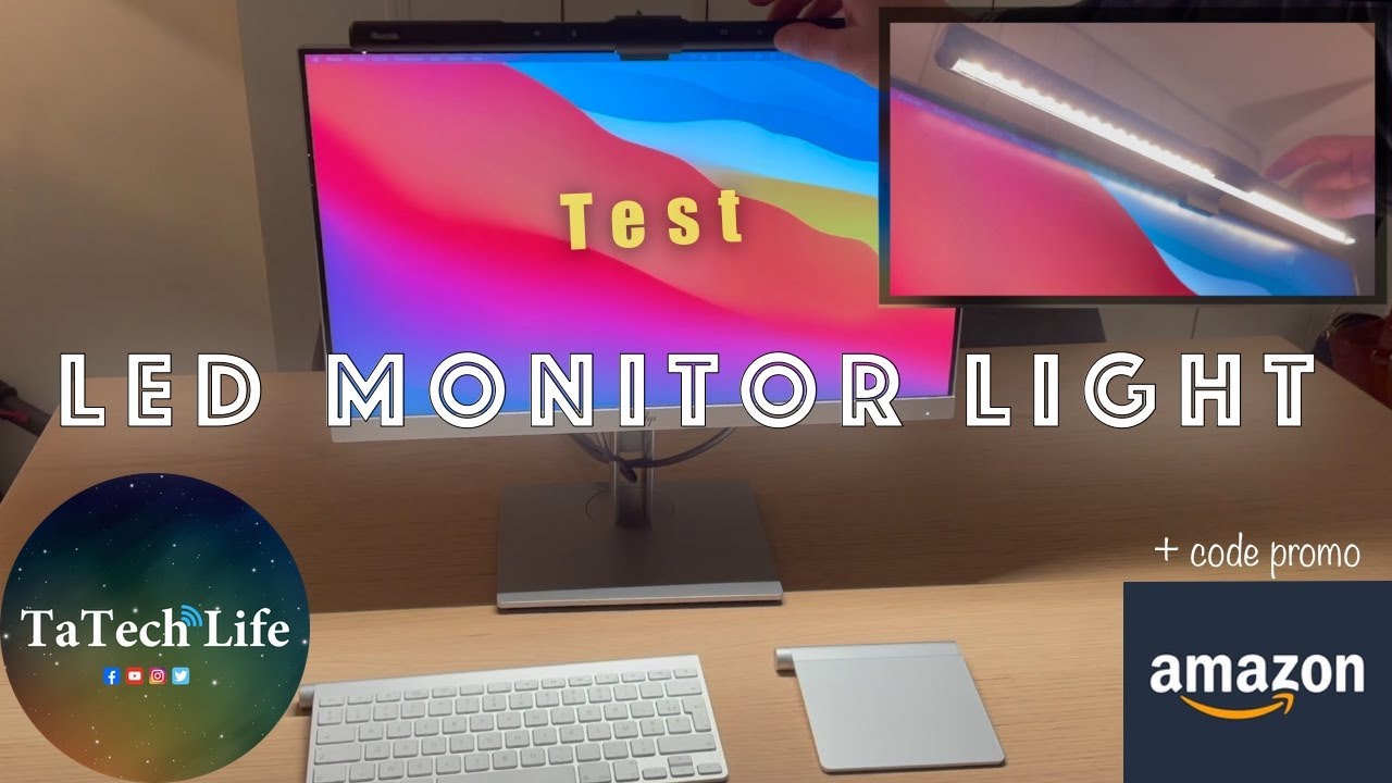 Test LED Monitor Light (lampe de bureau) - Quntis 