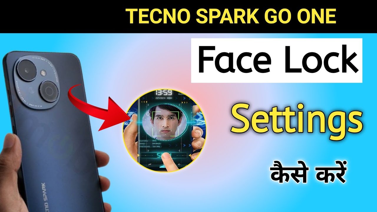 How to enable face lock in tecno spark go 1 | Facelock set kaise kare | Facelock setting tecno spark
