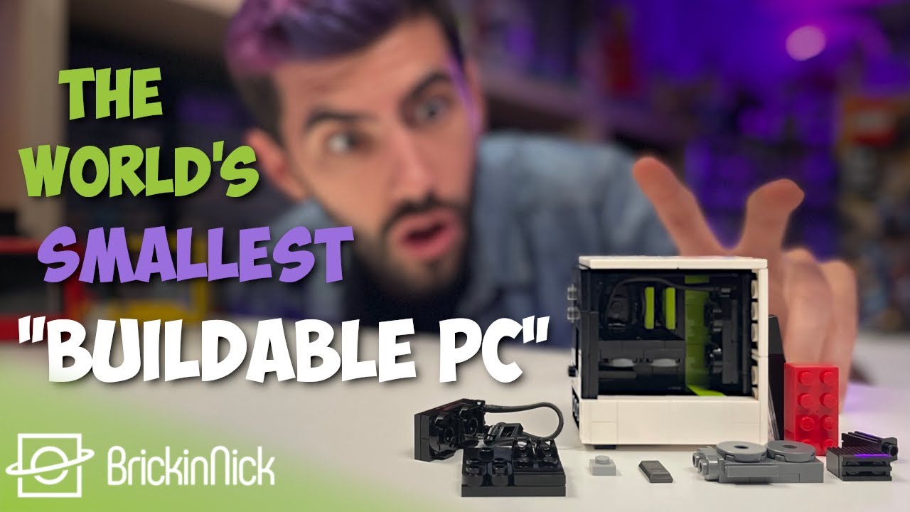 World's Smallest "Buildable PC" | LEGO MOC Tutorial - YouTube