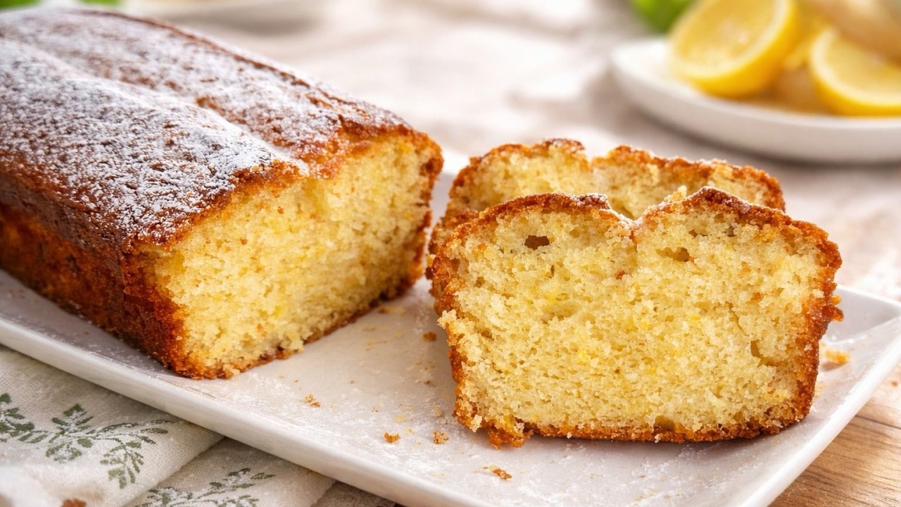 Влажный итальянский лимонный пирог, тающий во рту 🍋