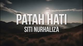 Siti Nurhaliza - Patah Hati（ Lyric Video)