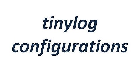 tinylog configurations for maven project