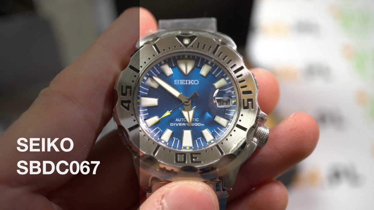 SEIKO SBDC067 PROSPEX DIVER SCUBA BLUE - YouTube