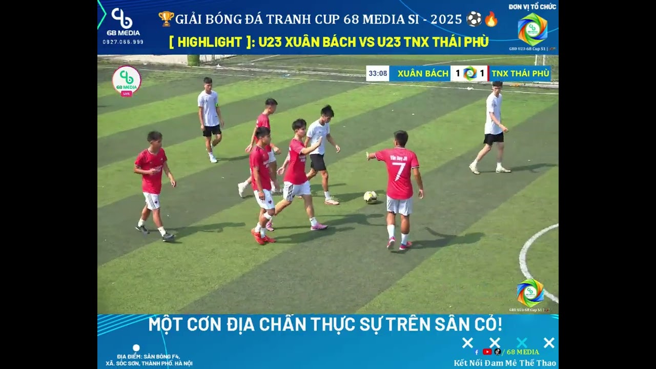 🔥 HIGHLIGHT 🔥 ⚽ U23 XUÂN BÁCH 1 – 9 U23 TNX THÁI PHÙ