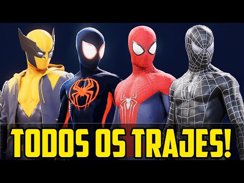 MARVEL'S SPIDER-MAN REMASTERED PS5 - TODAS AS ROUPAS! 