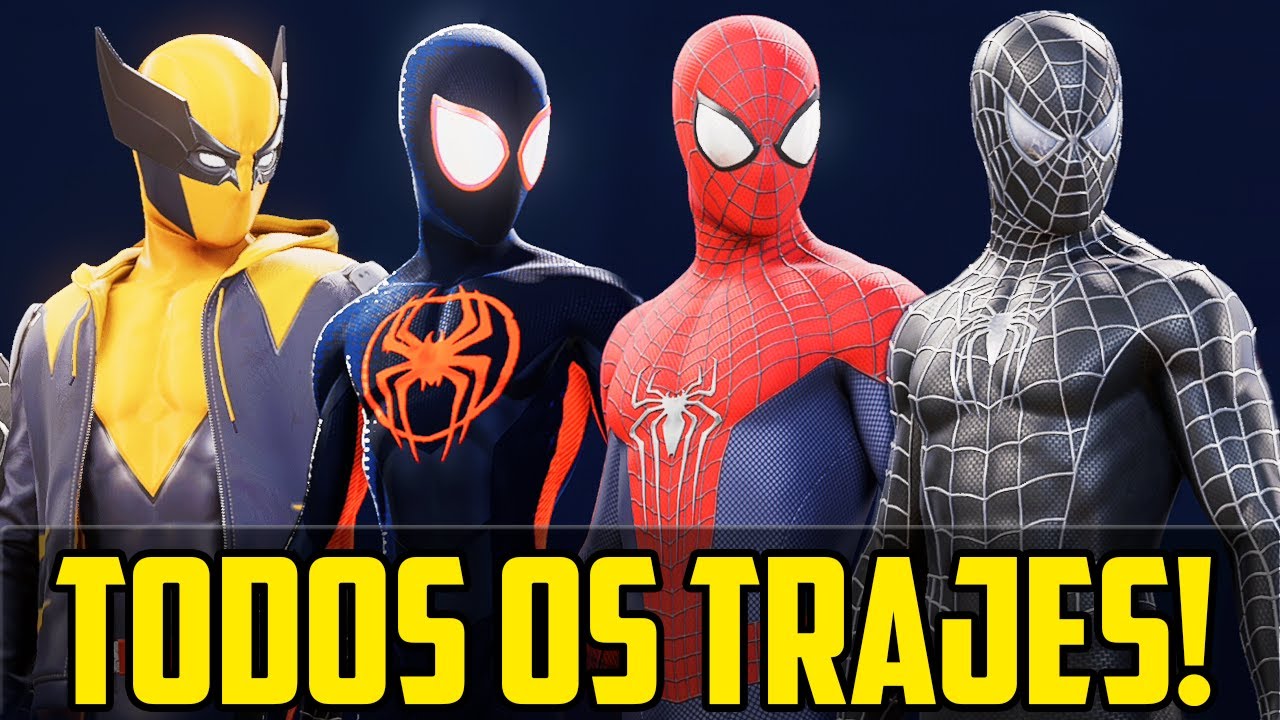 Marvel's Spider-Man 2 - Todas as Roupas! - YouTube