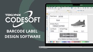 Key Features of CODESOFT Barcode Label Design Software screenshot 3