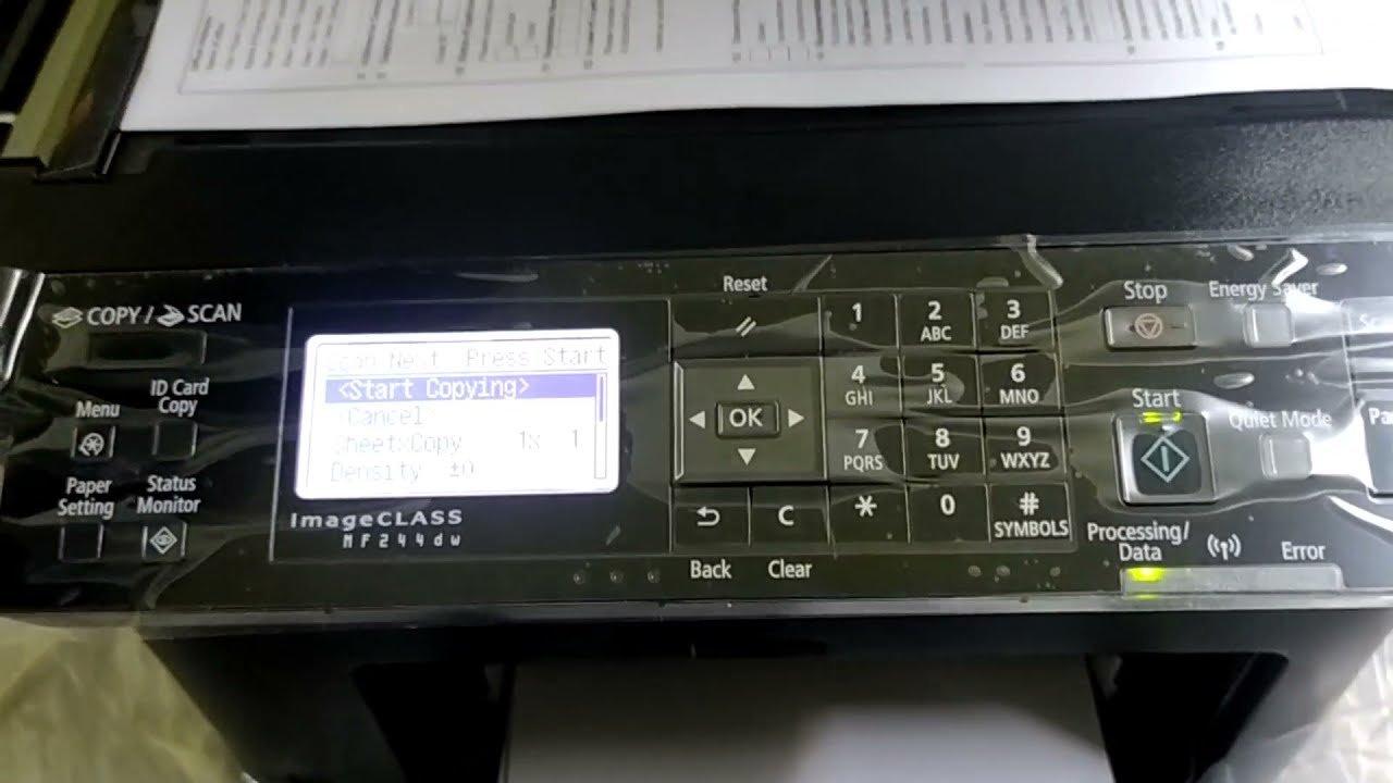 CANON MF244DW DUPLEX PRINTING YouTube