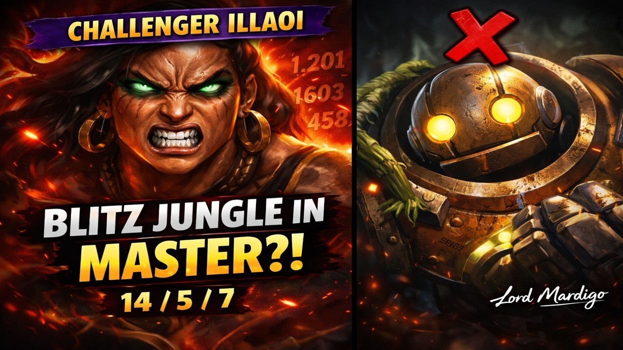 Challenger Illaoi Almost 1v9s This Master ELO Disaster