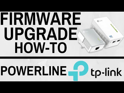 Firmware Upgrade - TP Link Powerline WiFi Extender AV200, AV600, AV1000, AV1200, AV1300, AV2000