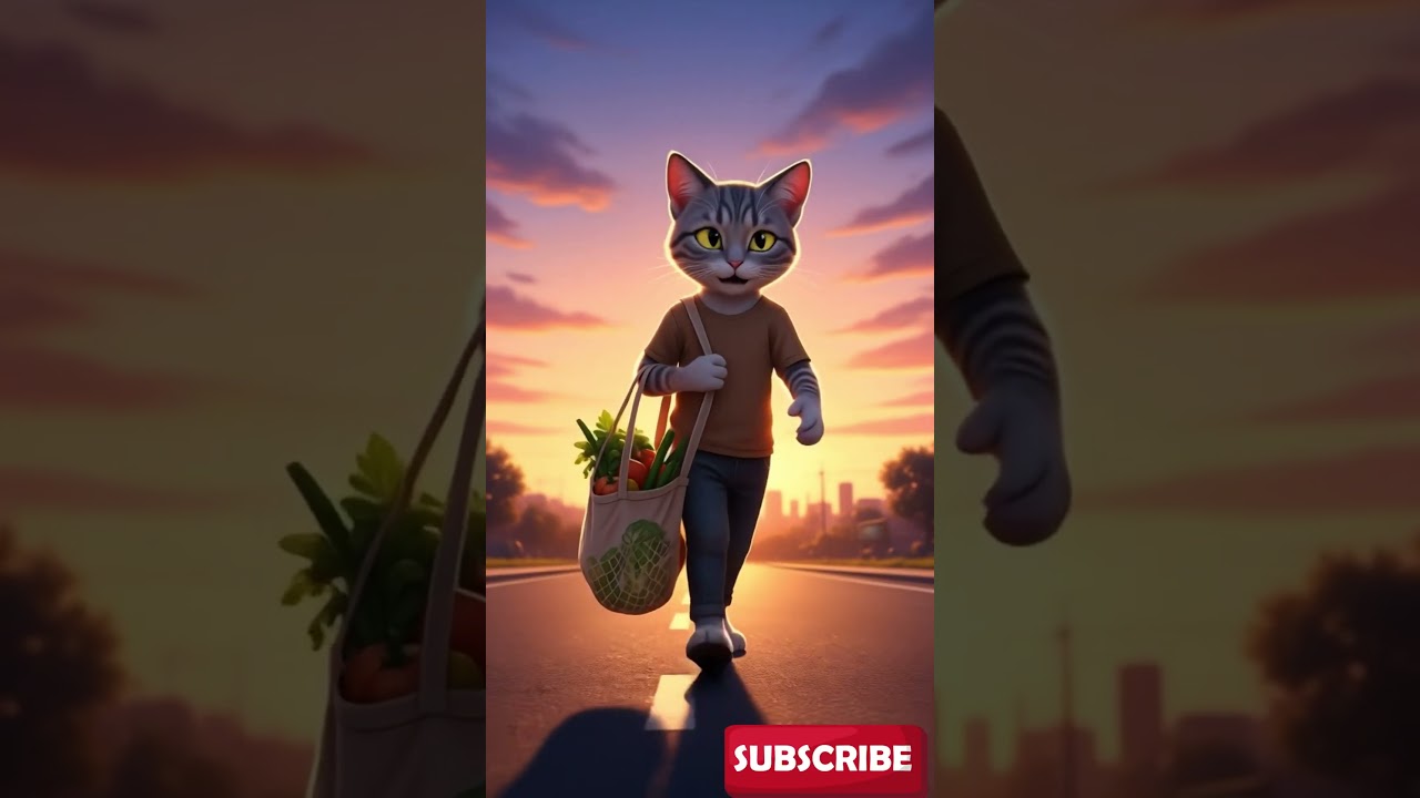 This Little Cat Works Every Day to Save His Sick Mother 🐱💔