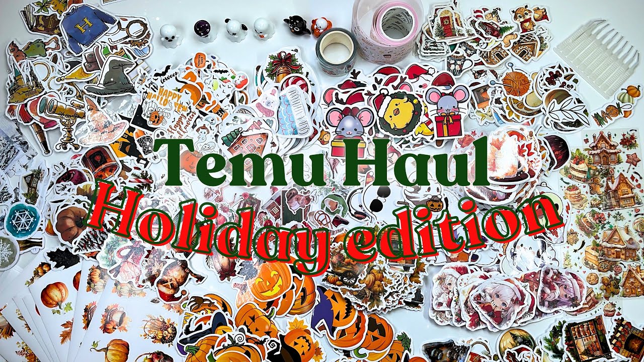 Holiday Temu Haul | Halloween 🎃 Thanksgiving 🦃 Christmas 🎄