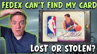 Lost or Stolen? One of my biggest cards ever is missing and Fedex can't help