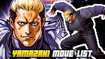 YAMAZAKI MOVE LIST - The King of Fighters 2002 Unlimited Match (KOF2002)