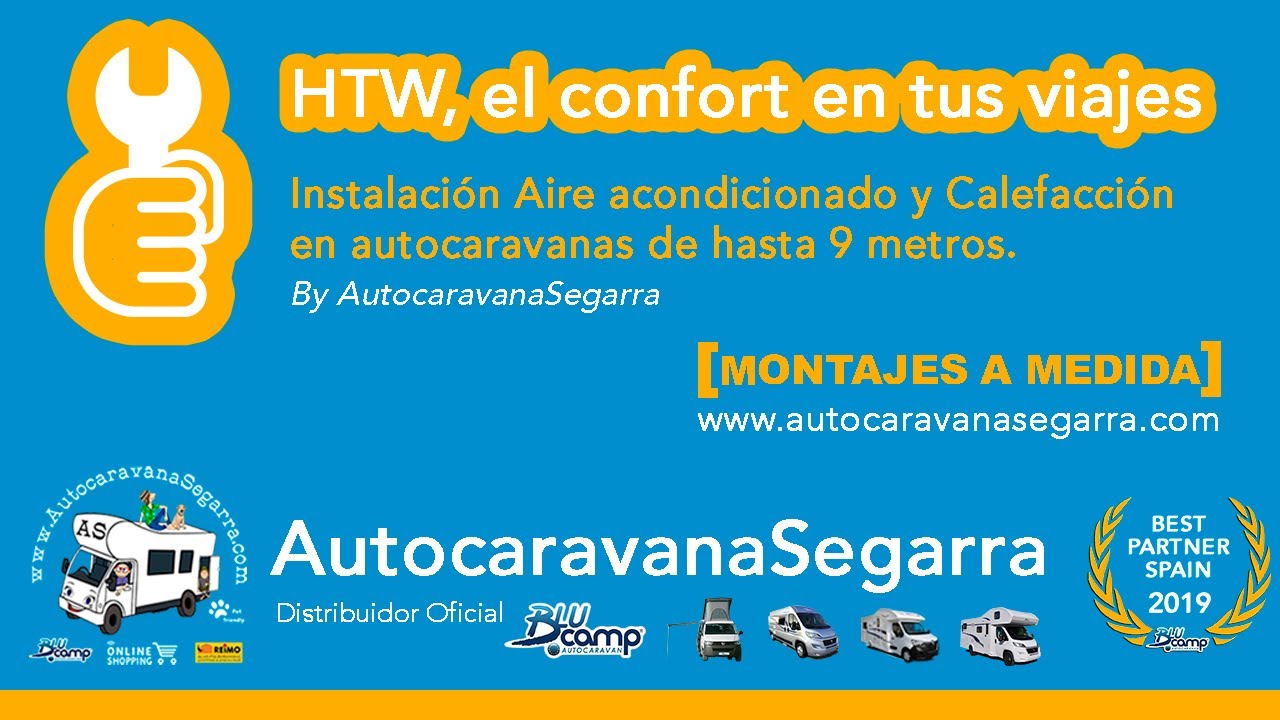 HTW, el confort en tus viajes en autocaravana. Instalación Aire acondicionado y bomba de calor.