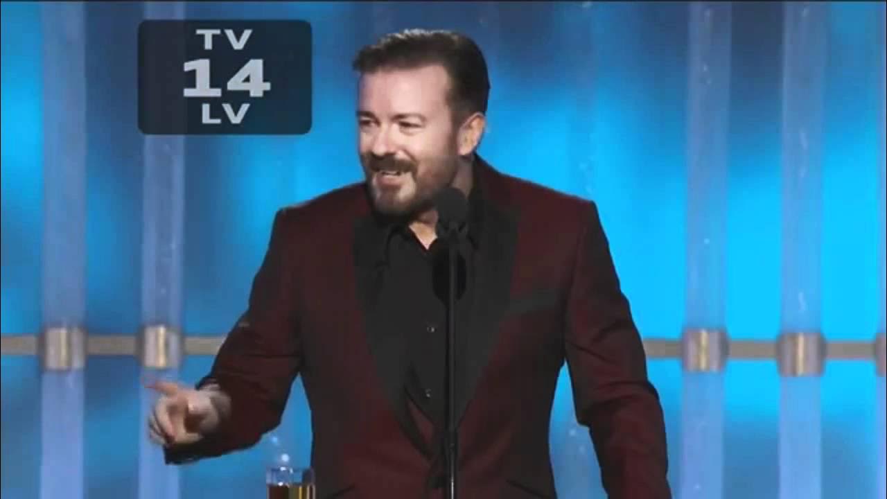 Ricky Gervais at Golden Globes 2012 & 2011 - THE BEST BITS - YouTube