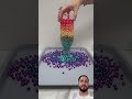Colored Beads in a Bottle Oddly Satisfying Video ASMR Video