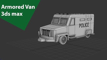Modeling armored van 3ds max tutorial final part