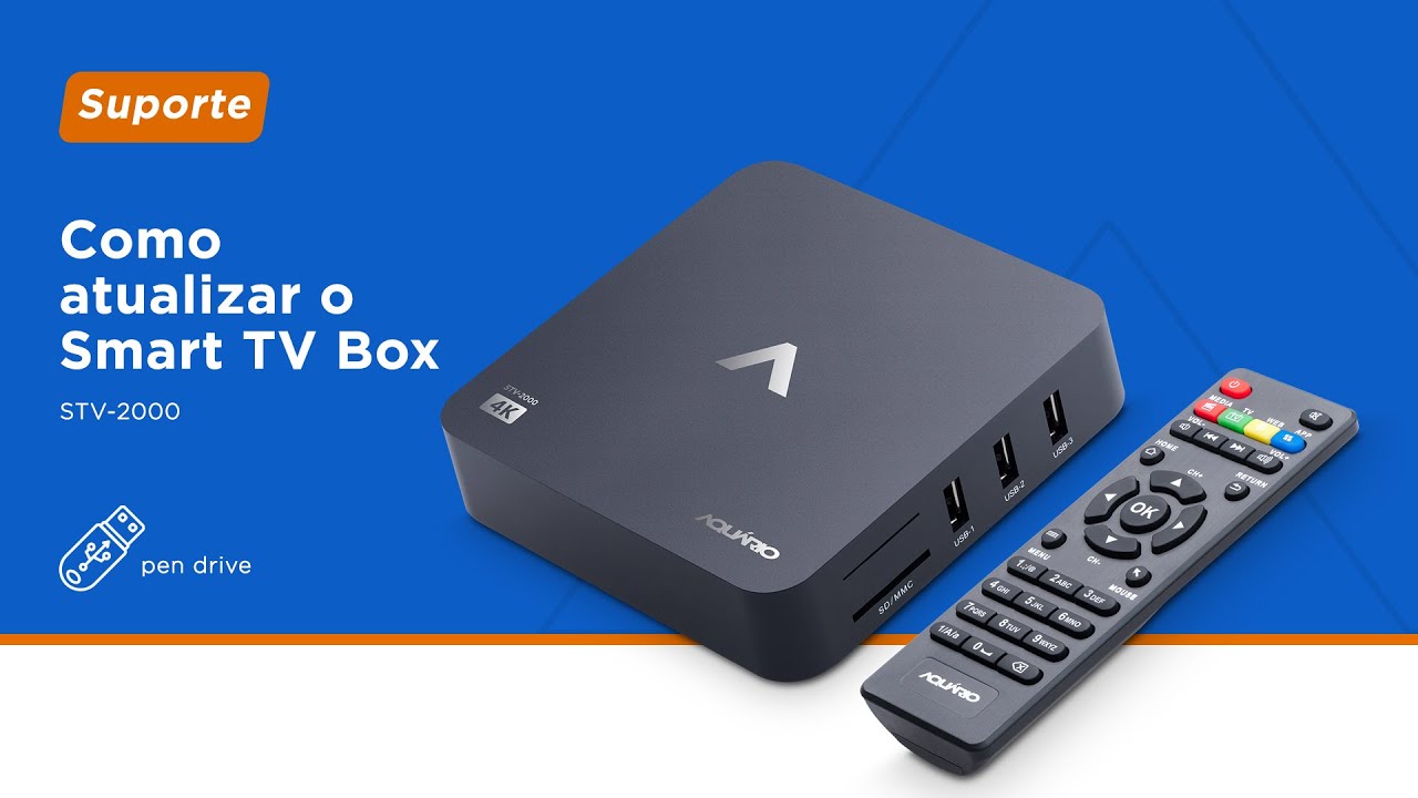 Conversor Smartv Tvbox Stv2000 Aquário - Acesse Netflix