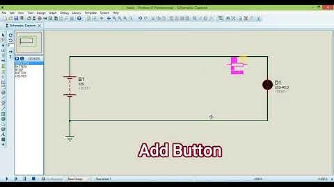 Transistor as switch using proteus