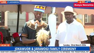 Listen to Soft spoken Raila Junior speech during the coronation of Oburu for National Top Leadership screenshot 5