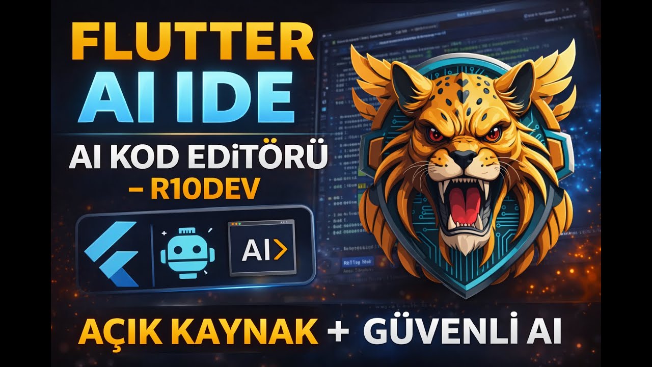 R10DEV AI Code Editor – Flutter Tabanlı Açık Kaynak AI IDE (Windows)