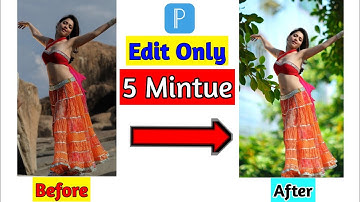 How To Joint Picture Editing Green Background in Pixel lab cc ||