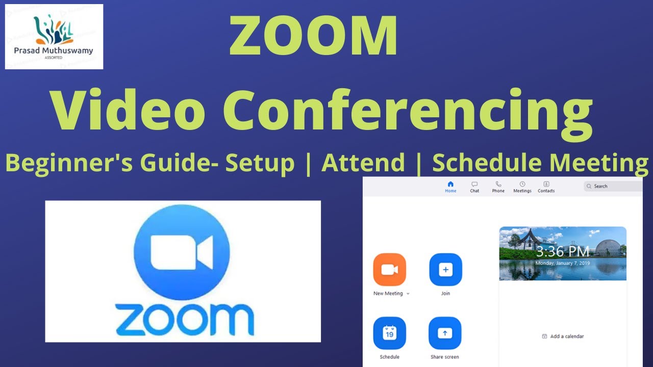ZOOM Tutorial | Zoom Schedule and Attend Meeting - YouTube