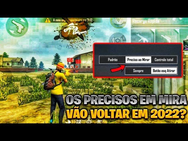 MELHOR PRECISO EM MIRA DO FREE FIRE