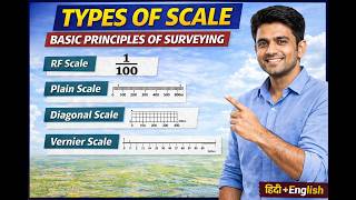 Types of Scale |RF, Plain Scale &amp; Diagonal Scale |Basic Principle of Surveying |Diploma Polytechnic