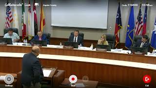 Regular Zapata County Commissioners Court--September 26, 2022 (partial)