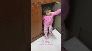 Little Cutie Trying To Play Hide & Seek 😍