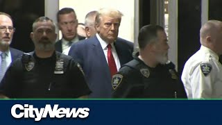 The historic surrender, arrest and arraignment of Donald Trump