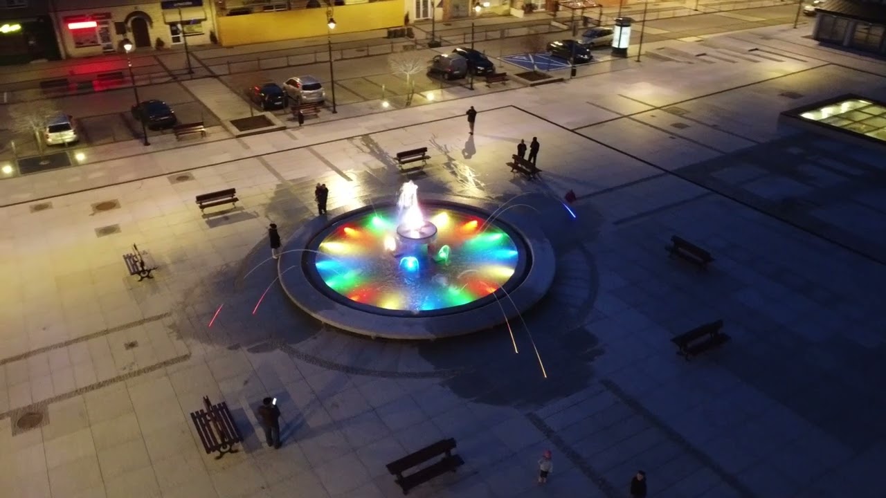 Fontanna na Starym Rynku w Łomży