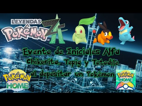 Evento de Iniciales Alfas a través de Pokémon Home | Pokémon Leyendas ZA #PokemonLeyendasZA #Pokemon