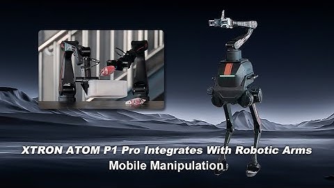 XTRON ATOM P1 Pro | Mobile Manipulation with Robotic Arm Integration for Research & Development