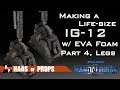 Making a Life-size IG-12 Droid from The Mandalorian, Part 4 - The Legs, Feet, & Base | STAR WARS