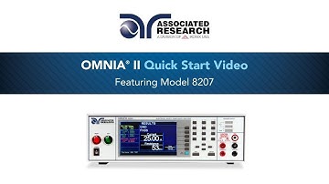 Associated Research OMNIA II Series Quick Start Video