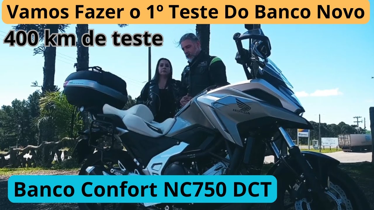 Banco Confort Sob Medida Para Pessoas Baixas Piloto e Garupa NC 750 2025 DCT Peninha #nc750x