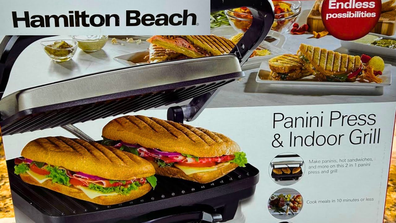 Hamilton Beach Panini Press | Hamilton Beach Panini Press & Indoor