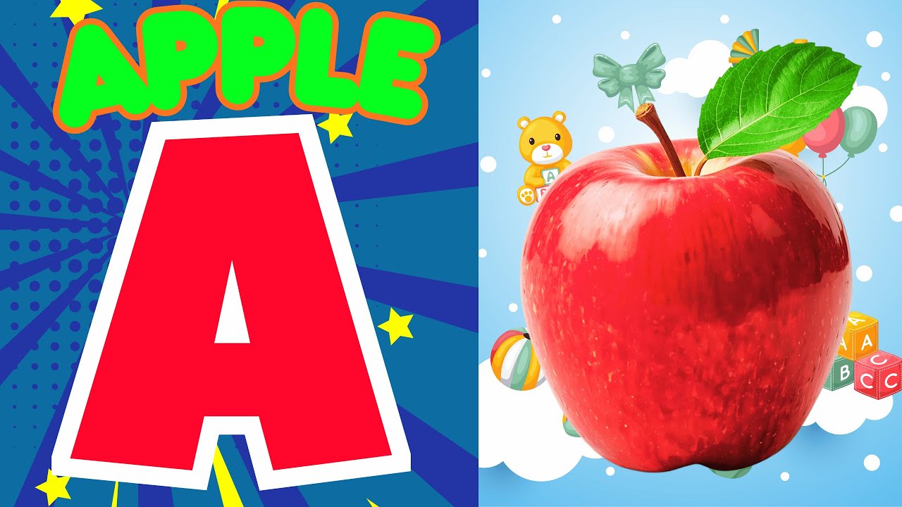 ABC Phonics Song - A A Apple 🍏 | Rainbow Colors + Count to 10 Numbers Song | 5 Little Ducks